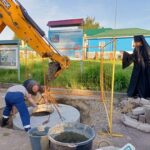 Проведен ремонт колодца